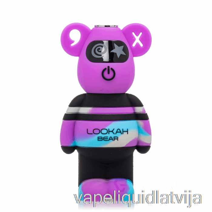 Lookah Bear 510 Akumulators Violets Tie Dye Vape šķidrums